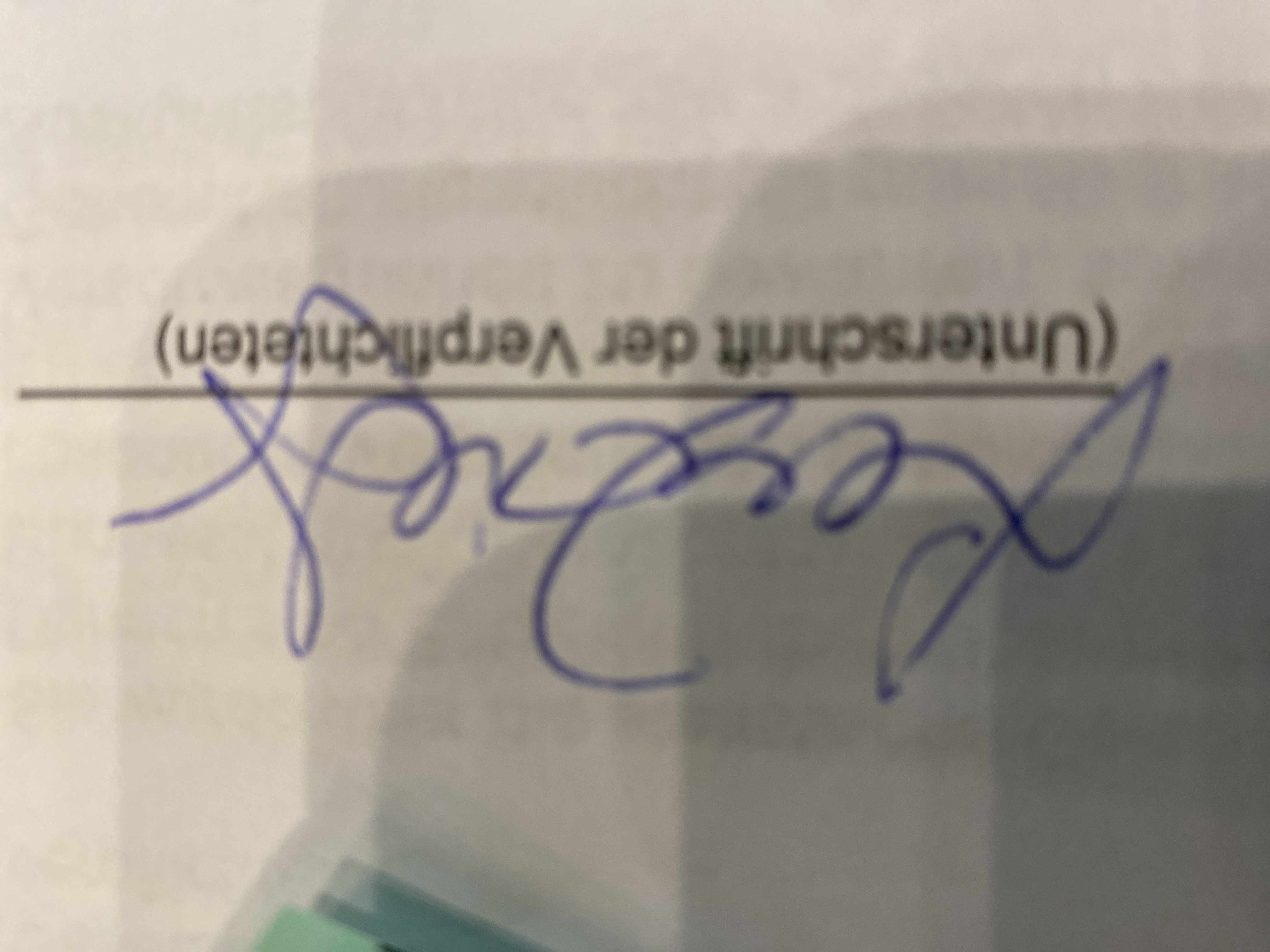 Unterschrift (eingescannt)